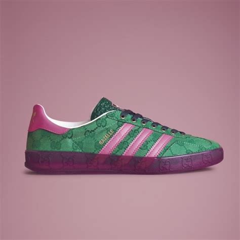 green gazelle adidas gucci|Adidas x Gucci gazelle blue.